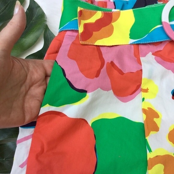 NWT J. Crew Pleated Short In Ratti Jardin Floral Shorts 4 - Picture 6 of 8